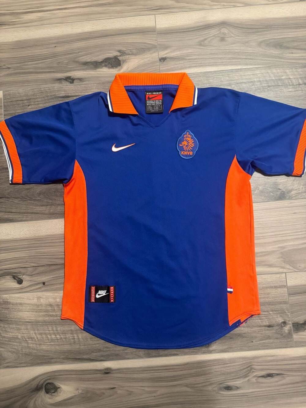 Nike 1998 Netherlands Away Jersey KNVB Soccer Shirt